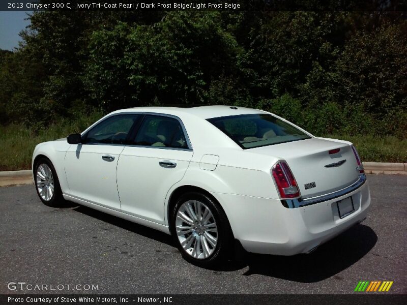 Ivory Tri-Coat Pearl / Dark Frost Beige/Light Frost Beige 2013 Chrysler 300 C