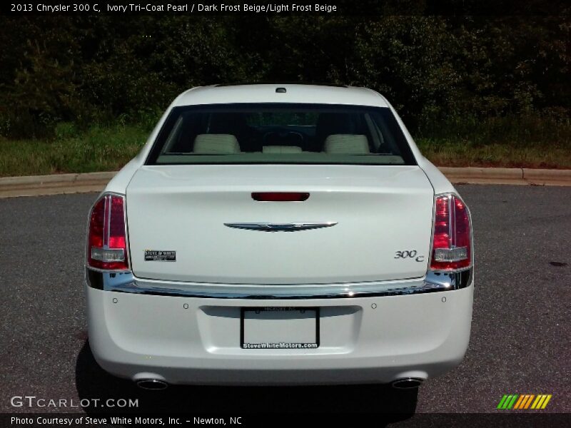 Ivory Tri-Coat Pearl / Dark Frost Beige/Light Frost Beige 2013 Chrysler 300 C