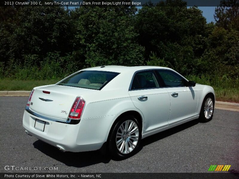 Ivory Tri-Coat Pearl / Dark Frost Beige/Light Frost Beige 2013 Chrysler 300 C