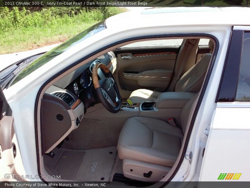 Ivory Tri-Coat Pearl / Dark Frost Beige/Light Frost Beige 2013 Chrysler 300 C