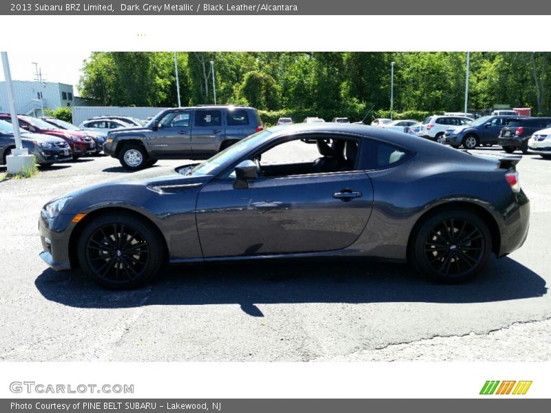 Dark Grey Metallic / Black Leather/Alcantara 2013 Subaru BRZ Limited