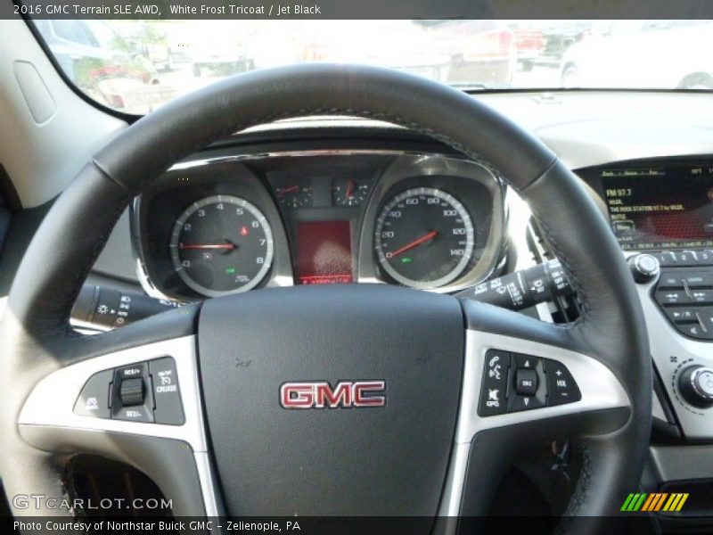 White Frost Tricoat / Jet Black 2016 GMC Terrain SLE AWD