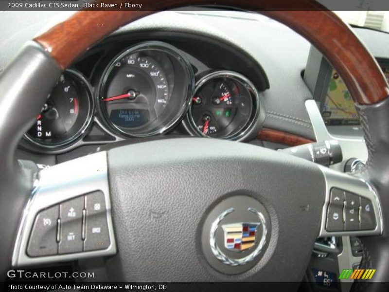 Black Raven / Ebony 2009 Cadillac CTS Sedan