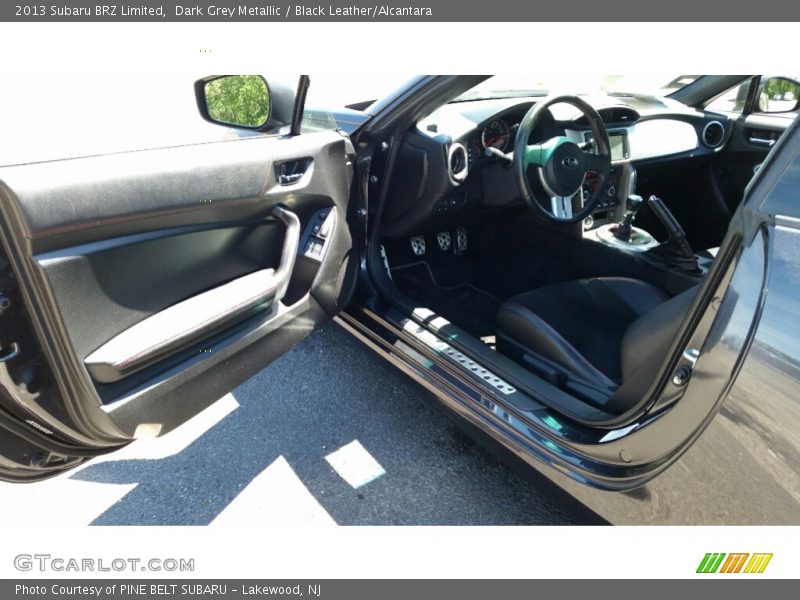 Dark Grey Metallic / Black Leather/Alcantara 2013 Subaru BRZ Limited