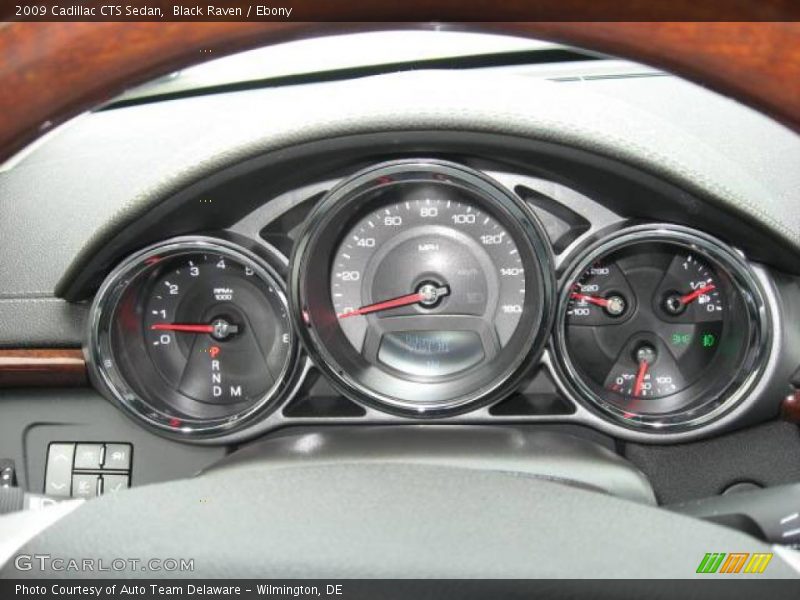 Black Raven / Ebony 2009 Cadillac CTS Sedan
