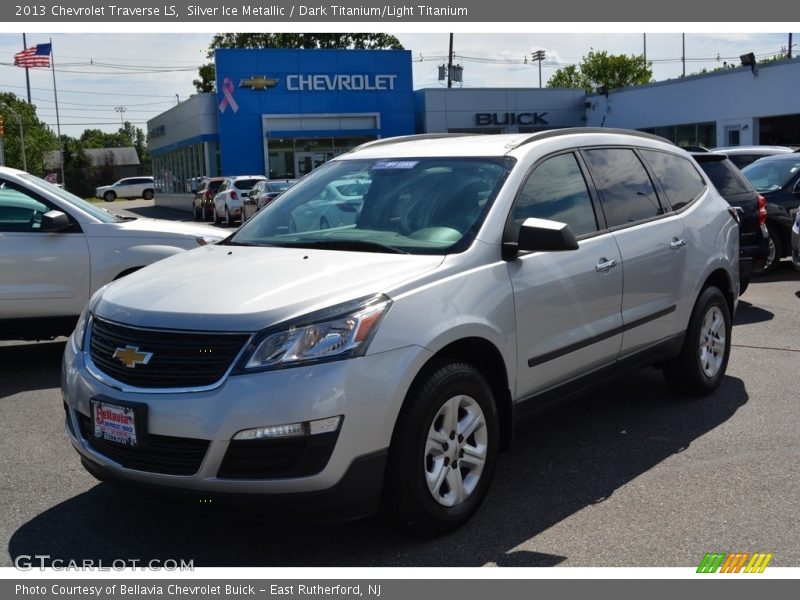Silver Ice Metallic / Dark Titanium/Light Titanium 2013 Chevrolet Traverse LS