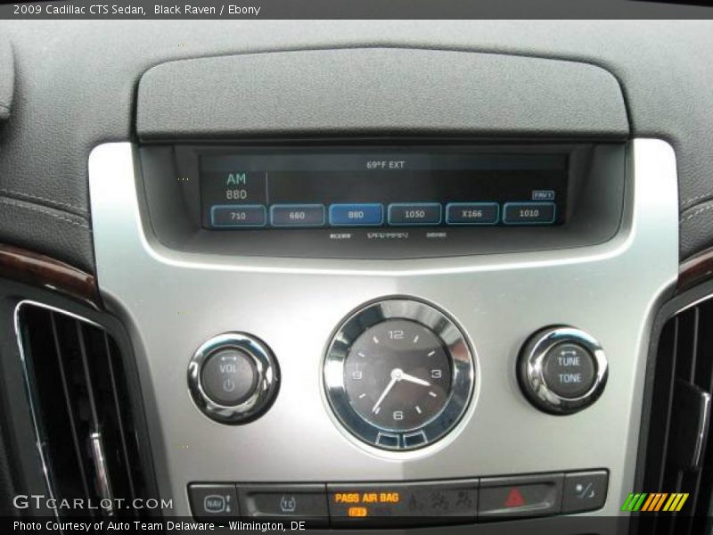 Black Raven / Ebony 2009 Cadillac CTS Sedan