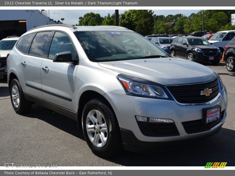 Silver Ice Metallic / Dark Titanium/Light Titanium 2013 Chevrolet Traverse LS
