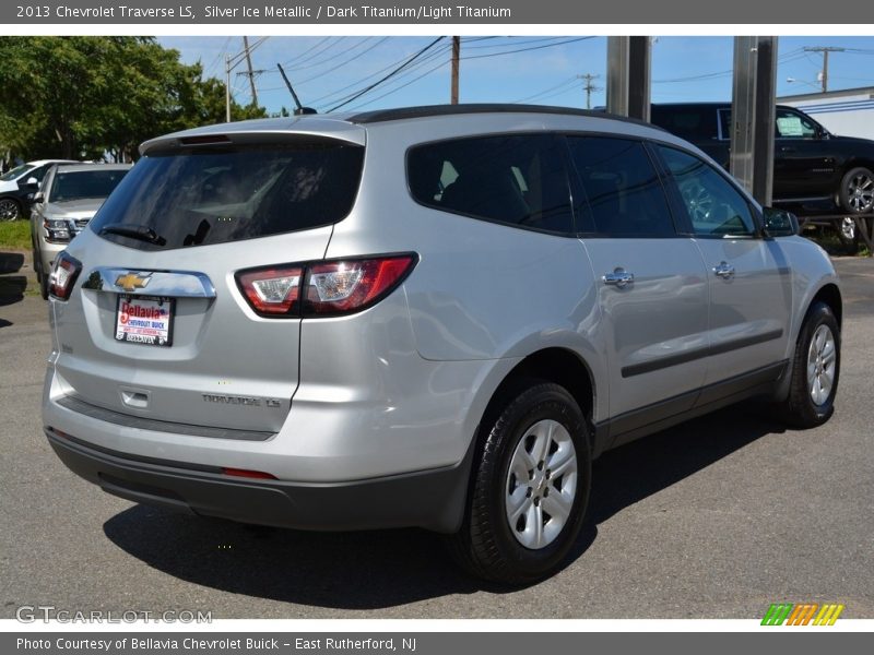 Silver Ice Metallic / Dark Titanium/Light Titanium 2013 Chevrolet Traverse LS