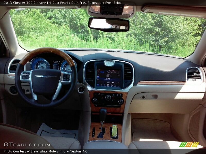 Ivory Tri-Coat Pearl / Dark Frost Beige/Light Frost Beige 2013 Chrysler 300 C