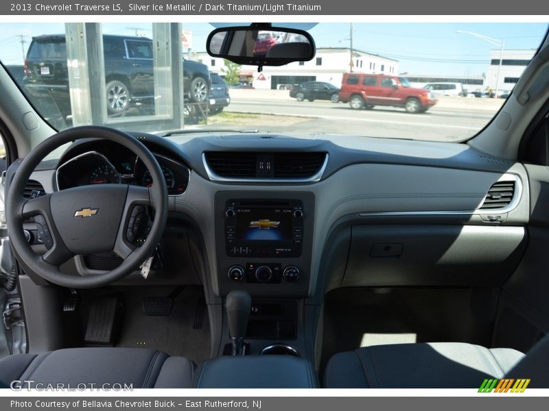 Silver Ice Metallic / Dark Titanium/Light Titanium 2013 Chevrolet Traverse LS