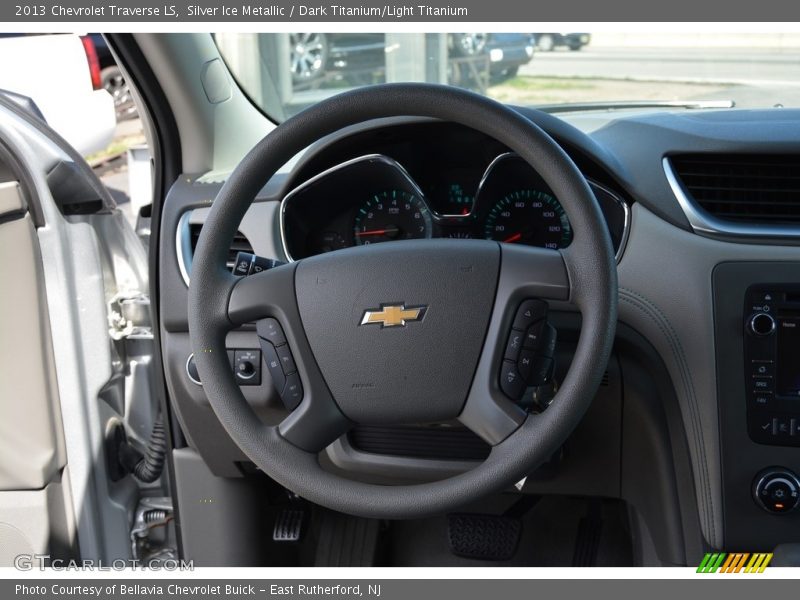 Silver Ice Metallic / Dark Titanium/Light Titanium 2013 Chevrolet Traverse LS