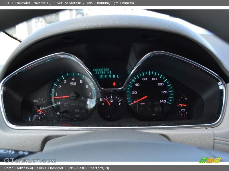 Silver Ice Metallic / Dark Titanium/Light Titanium 2013 Chevrolet Traverse LS