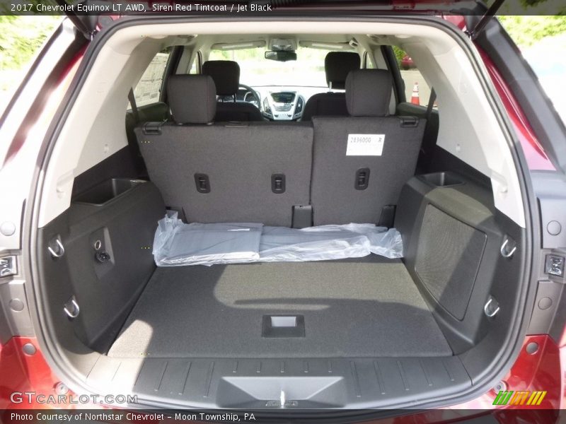 Siren Red Tintcoat / Jet Black 2017 Chevrolet Equinox LT AWD