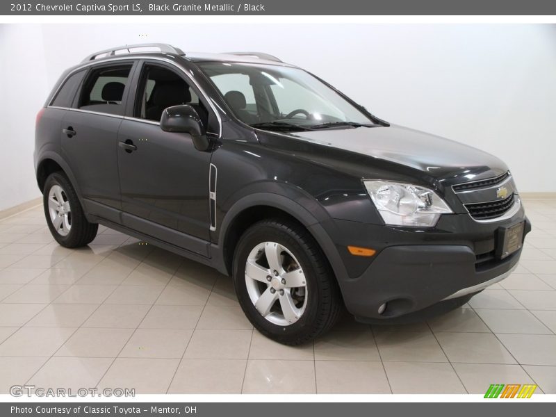 Black Granite Metallic / Black 2012 Chevrolet Captiva Sport LS