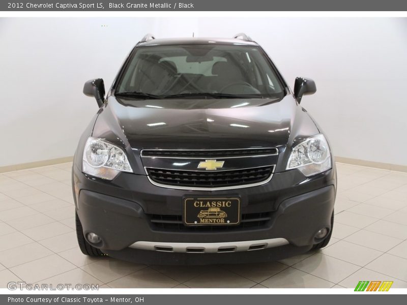 Black Granite Metallic / Black 2012 Chevrolet Captiva Sport LS