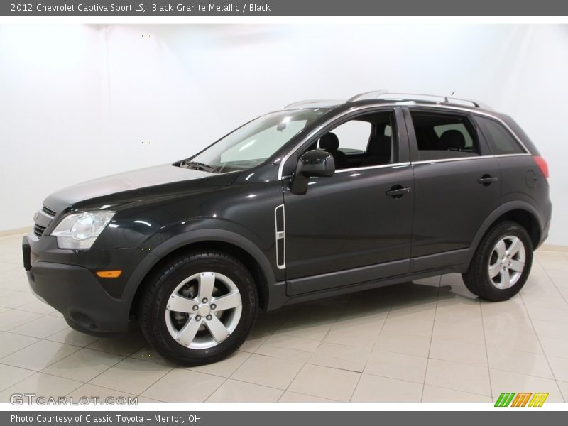 Black Granite Metallic / Black 2012 Chevrolet Captiva Sport LS