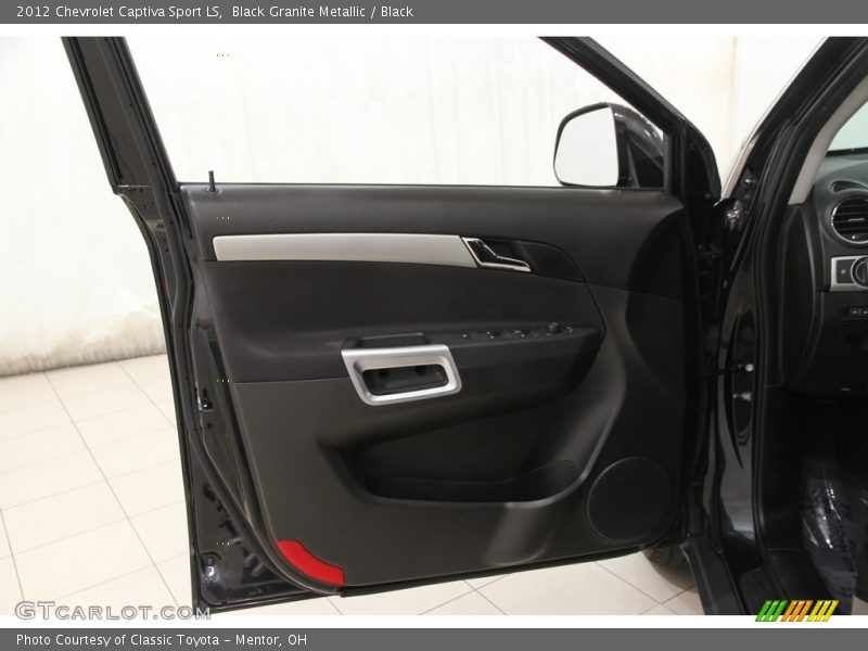 Black Granite Metallic / Black 2012 Chevrolet Captiva Sport LS