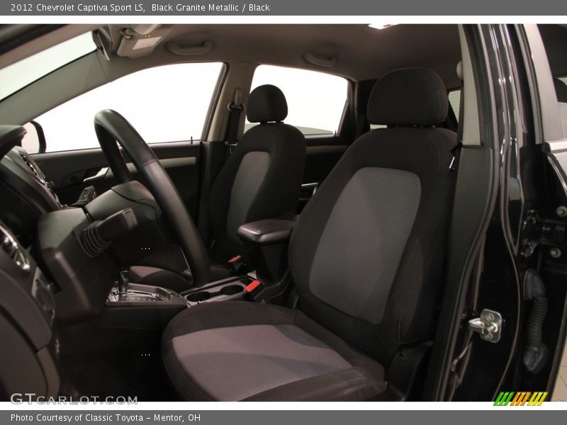 Black Granite Metallic / Black 2012 Chevrolet Captiva Sport LS