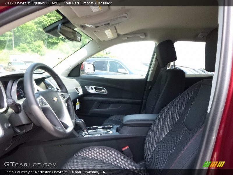 Siren Red Tintcoat / Jet Black 2017 Chevrolet Equinox LT AWD