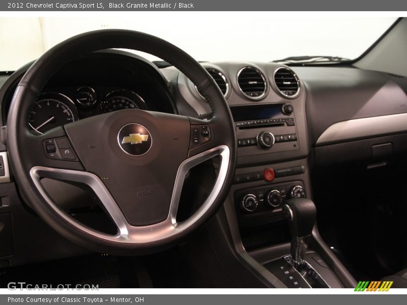 Black Granite Metallic / Black 2012 Chevrolet Captiva Sport LS