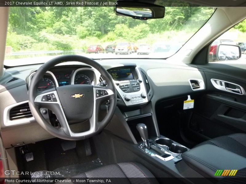 Siren Red Tintcoat / Jet Black 2017 Chevrolet Equinox LT AWD
