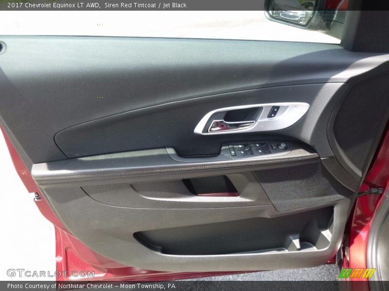 Siren Red Tintcoat / Jet Black 2017 Chevrolet Equinox LT AWD