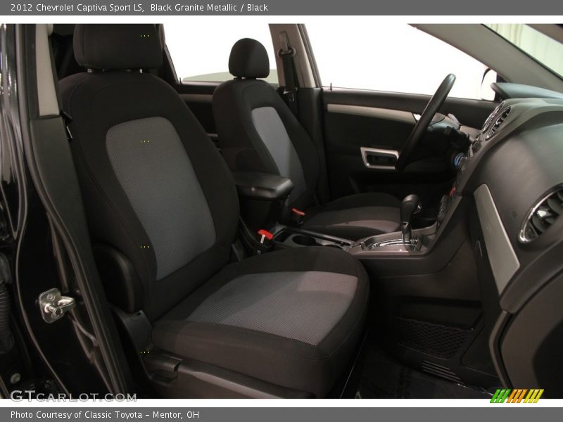 Black Granite Metallic / Black 2012 Chevrolet Captiva Sport LS
