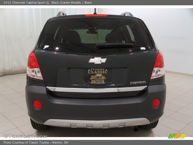 Black Granite Metallic / Black 2012 Chevrolet Captiva Sport LS