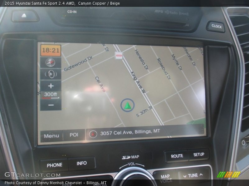 Canyon Copper / Beige 2015 Hyundai Santa Fe Sport 2.4 AWD