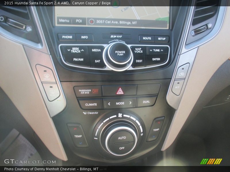 Canyon Copper / Beige 2015 Hyundai Santa Fe Sport 2.4 AWD