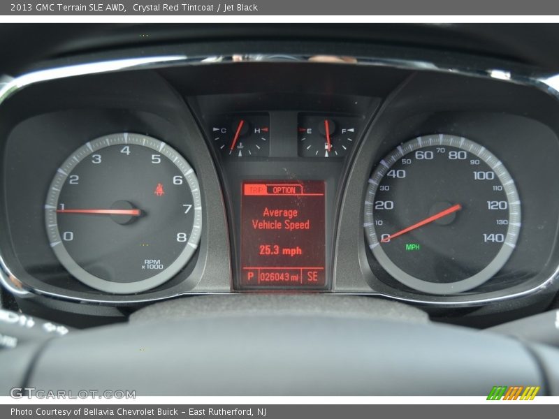 Crystal Red Tintcoat / Jet Black 2013 GMC Terrain SLE AWD