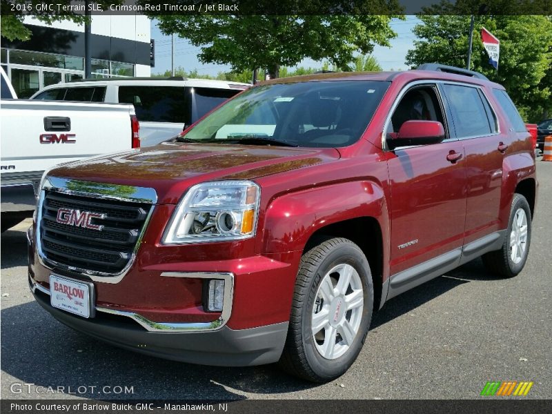Crimson Red Tintcoat / Jet Black 2016 GMC Terrain SLE