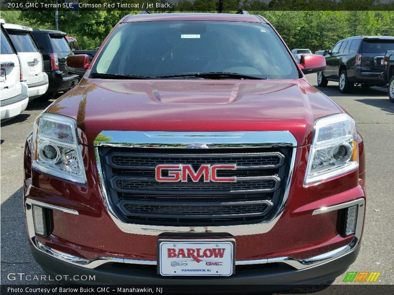 Crimson Red Tintcoat / Jet Black 2016 GMC Terrain SLE