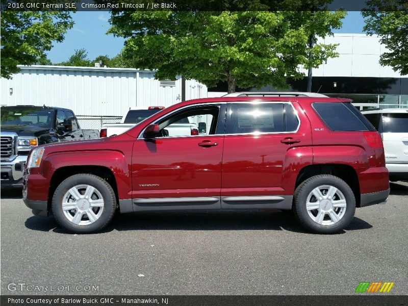 Crimson Red Tintcoat / Jet Black 2016 GMC Terrain SLE