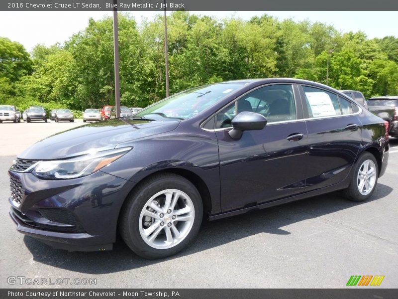 Blue Ray Metallic / Jet Black 2016 Chevrolet Cruze LT Sedan