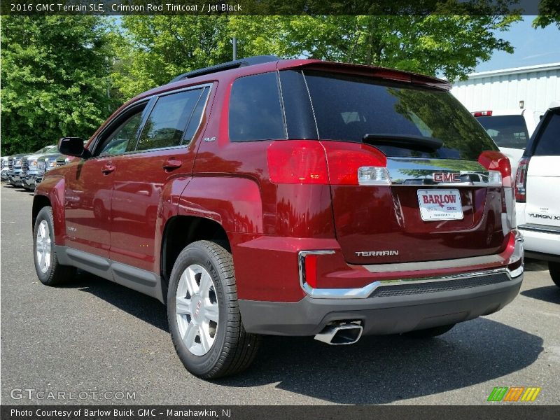 Crimson Red Tintcoat / Jet Black 2016 GMC Terrain SLE
