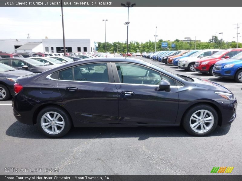 Blue Ray Metallic / Jet Black 2016 Chevrolet Cruze LT Sedan