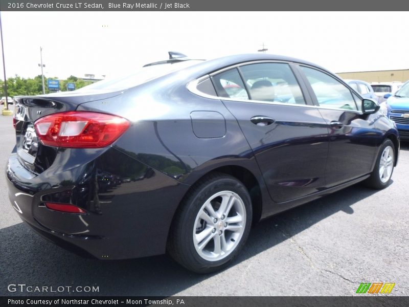 Blue Ray Metallic / Jet Black 2016 Chevrolet Cruze LT Sedan