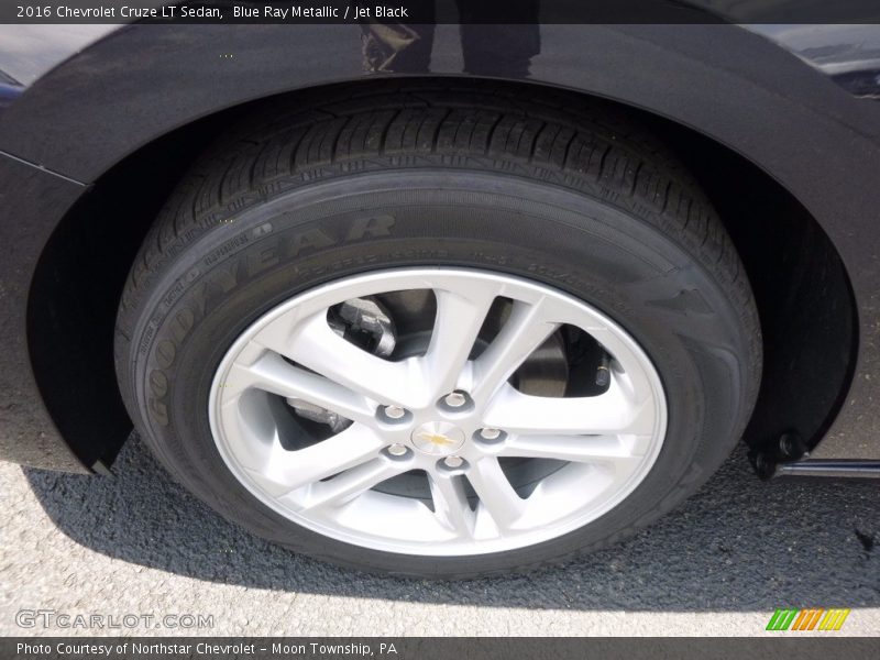 Blue Ray Metallic / Jet Black 2016 Chevrolet Cruze LT Sedan