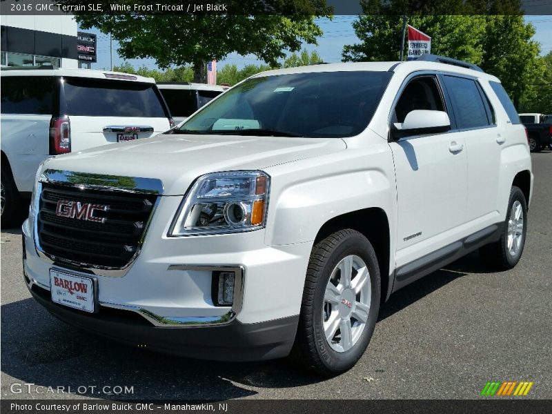 White Frost Tricoat / Jet Black 2016 GMC Terrain SLE