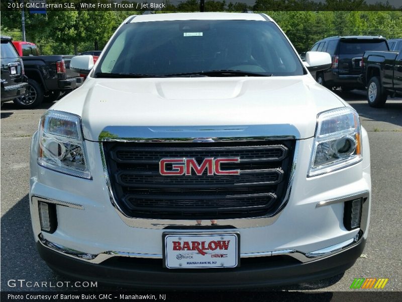 White Frost Tricoat / Jet Black 2016 GMC Terrain SLE