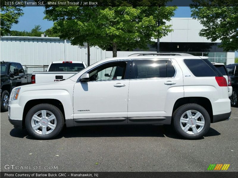 White Frost Tricoat / Jet Black 2016 GMC Terrain SLE