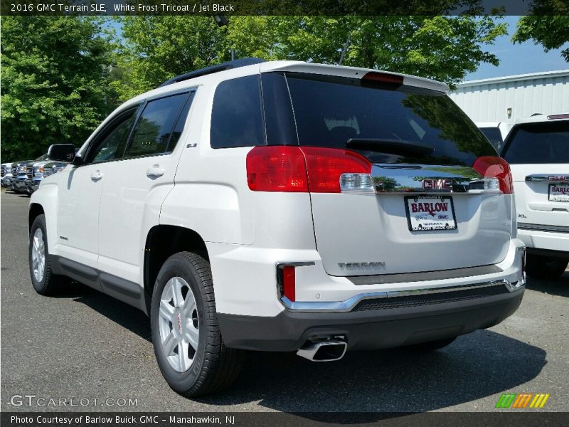 White Frost Tricoat / Jet Black 2016 GMC Terrain SLE