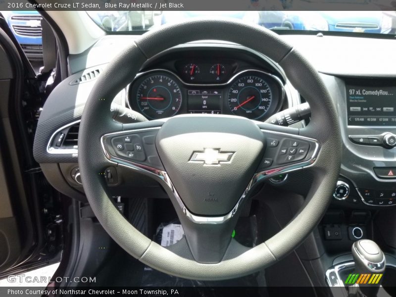 Blue Ray Metallic / Jet Black 2016 Chevrolet Cruze LT Sedan