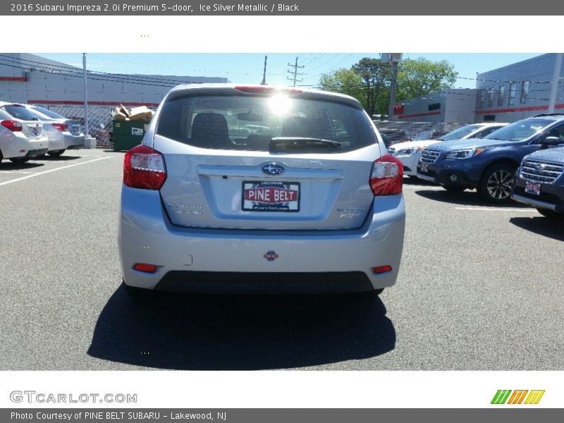 Ice Silver Metallic / Black 2016 Subaru Impreza 2.0i Premium 5-door