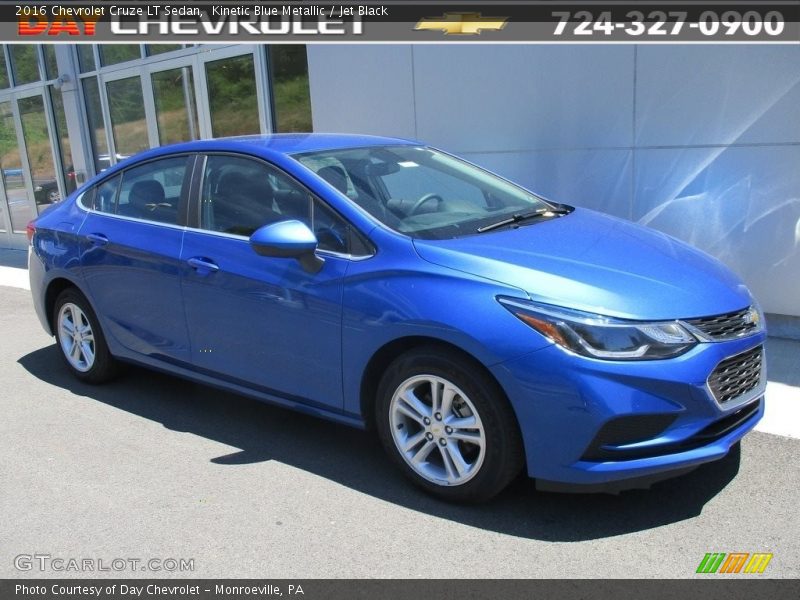 Kinetic Blue Metallic / Jet Black 2016 Chevrolet Cruze LT Sedan
