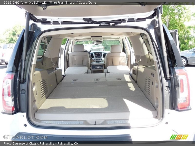 White Frost Tricoat / Cocoa/Dune 2016 GMC Yukon XL SLT 4WD