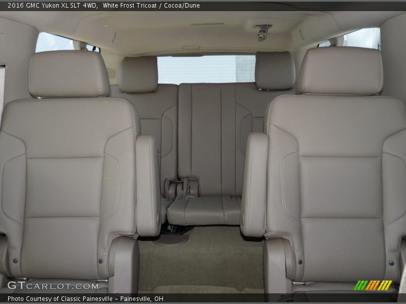 White Frost Tricoat / Cocoa/Dune 2016 GMC Yukon XL SLT 4WD