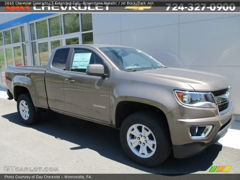 Brownstone Metallic / Jet Black/Dark Ash 2016 Chevrolet Colorado LT Extended Cab